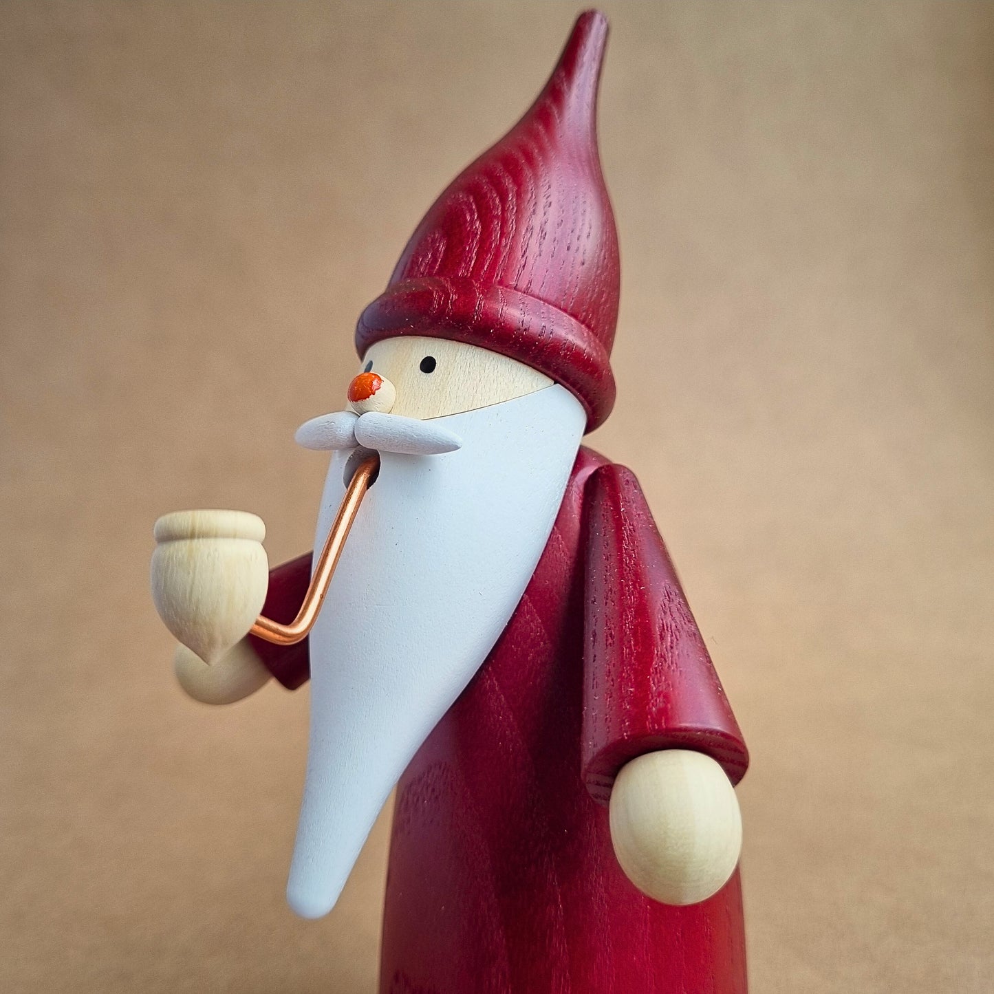 Red Santa Smoking Figure - Still Available in 'Christmas Market in a Box' set