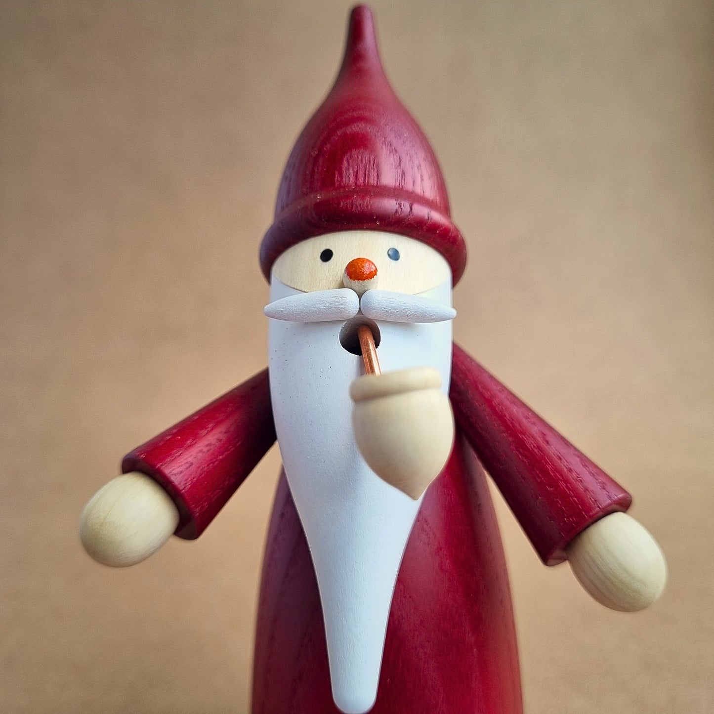 Red Santa Smoking Figure - Still Available in 'Christmas Market in a Box' set